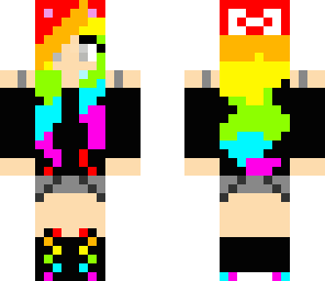 rainbow girl