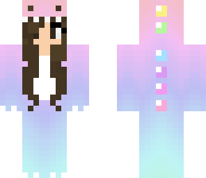 dinosaur girl with brown hair