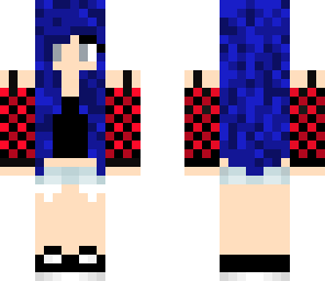 cool checkered shirt girl