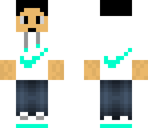 white and blue