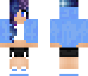 galaxy girl with headphones