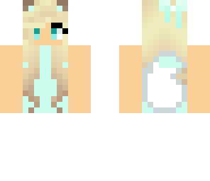 edited ice fox girl