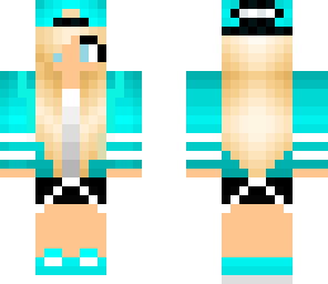 cool blue tomboy