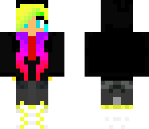 rainbow tuxedo girl