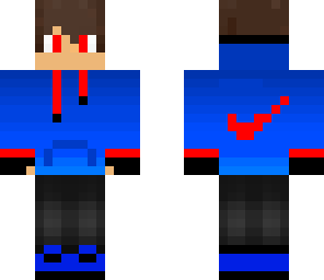 red and blue boy