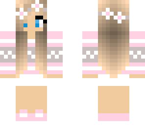pink winter girl