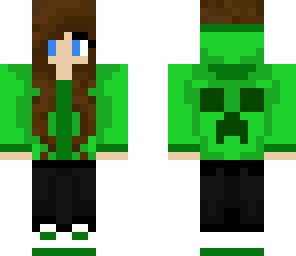 creeper girl green