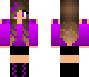 purple and cute