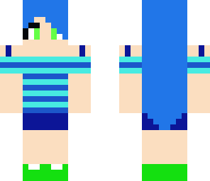 blue teen girl 3