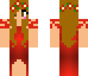 pretty red dress