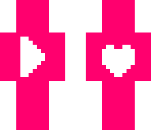 pink girl play button