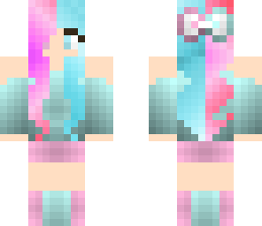 cotton candy girl mask