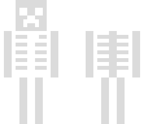 ghostly skeleton creeper