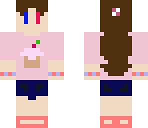 chibi cupcake girl girl