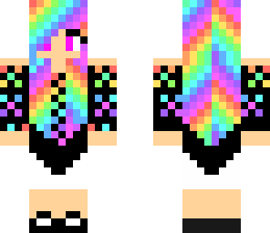 black rainbow girl