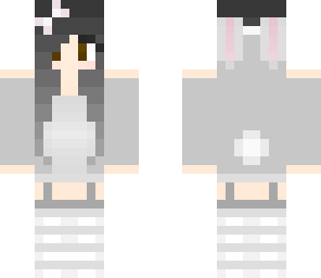 grey bunny girl