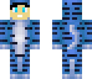 blue tiger boy