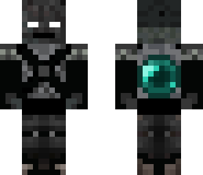 wither with herobrine eyes