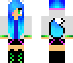 blue wolf girl