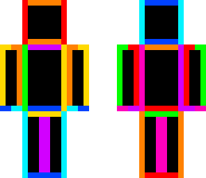 rainbow outlining