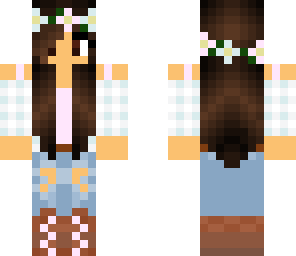 blue and pink cowgirl