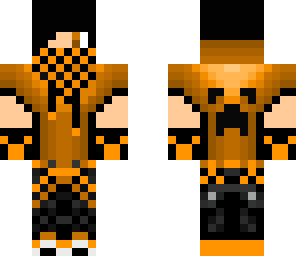 orange hoodie