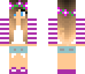 cute purple girl
