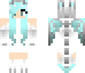 blue ender dragen girl
