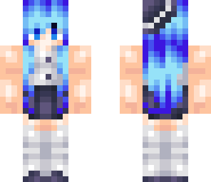 blue girl