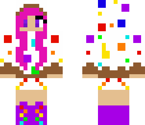 rainbow cake girl