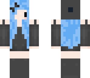 pastel blue goth