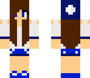 blue girl