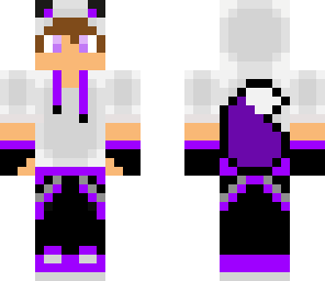 purple wolf boy