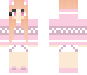 pinky kawaii neko