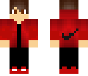 cool red nike guy
