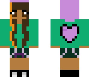tan girl teal lavender supreme