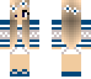 edited cute blue girl