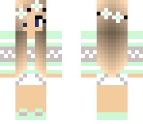 edited mint girl
