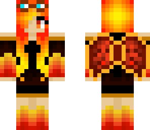 fire steampunk girl