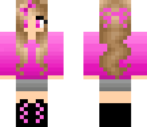pink fade girl