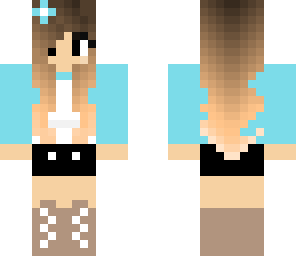cute blue girl
