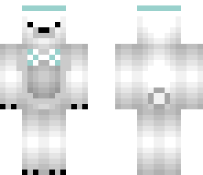polar bear with hat