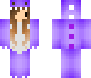 purple dino girl