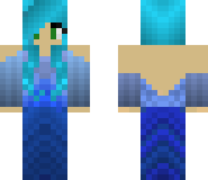blue dress