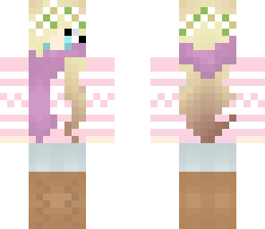 winter pink girl