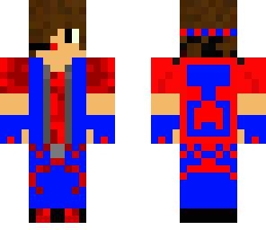 red blue dragon boy