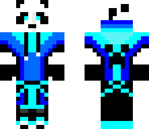 panda teen blue