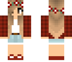edited cute flannel girl