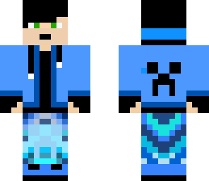 blue skin