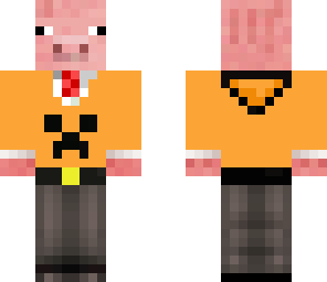 orange pig